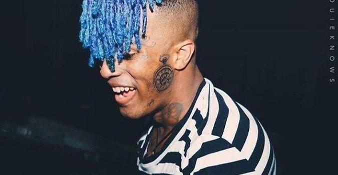 675x1200 XXXTENTACION Blue Hair Wallpapers