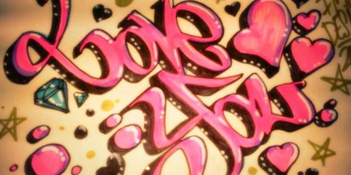 1024x768 I Love You S Letter Wallpapers