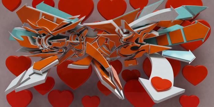 1920x1080 3D Love Art 9 Desktop Background - Hdlovewall.com