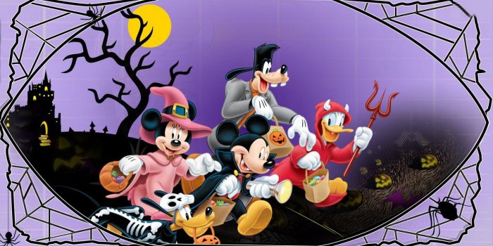 1600x863 45+] Mickey Halloween Wallpaper on WallpaperSafari