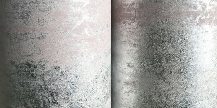 1000x1000 Sienna Ombre Wallpaper Dusky Pink and Silver Muriva 701593