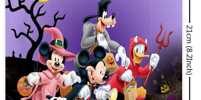 1001x1001 Amazon.com: Mouse Pad Rectangle Mouse Pad Halloween Mickey Mouse and