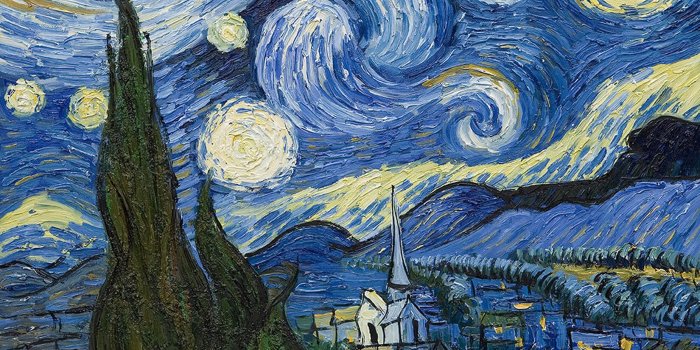 1650x1070 Starry Night by Van Gogh Art Mural Wallpaper - Murals Wallpaper