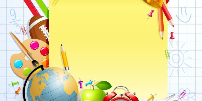 1920x1920 Back To School Picture Frame Schedule Stationery Manuals - School