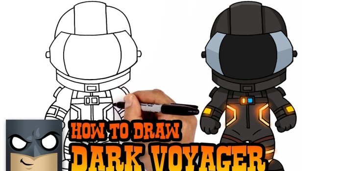 1280x720 How to Draw Fortnite | Dark Voyager