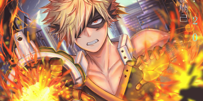 1366x768 Download 1366x768 Bakugou Katsuki, Boku No Hero Academia, Angry