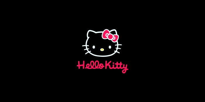 3840x2160 aq68-hello-kitty-logo-art-cute-dark-wallpaper