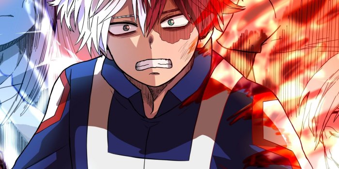 3840x1080 Todoroki Shouto Wallpaper Myheroacademia Boku No Hero Academia