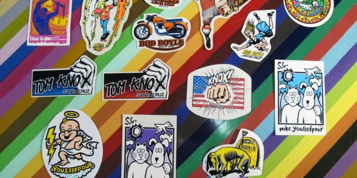 1600x1200 vtg 1980s Santa Cruz skateboards sticker - Boyle Goodman Know Grabke  Youseffpour