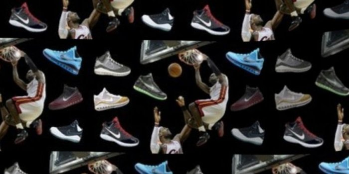 900x900 Fabric by the Yard Lebron Shoes