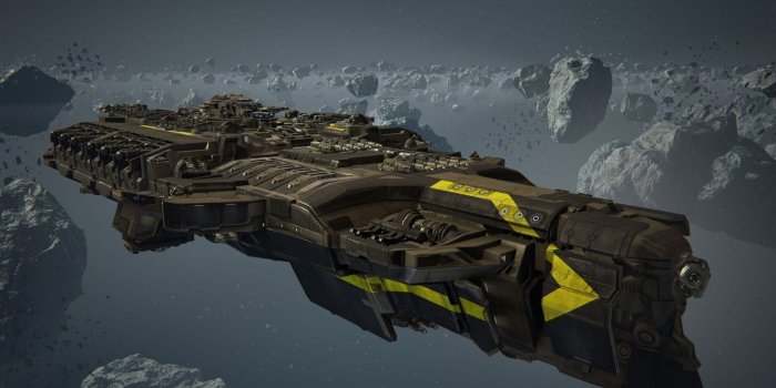 1332x850 Wallpaper space, yellow, stones, fiction, ship, game, meteorites
