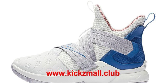 1024x768 Basketball Shoes Nike LeBron Soldier 12 For Men´s White/Blue