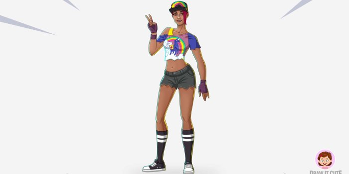 1920x1080 How to draw Beach Bomber | Fortnite season 9 - Draw it cute