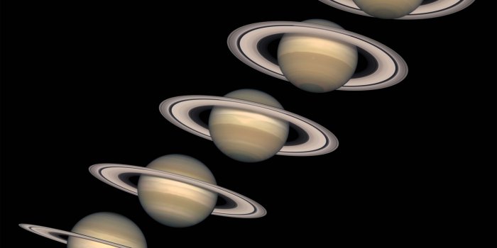 3000x2400 HubbleSite: Image - Saturn from 1996 to 2000