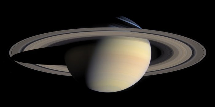 1920x1080 Spectacular Saturn - Free Space Wallpaper on Sea and Sky