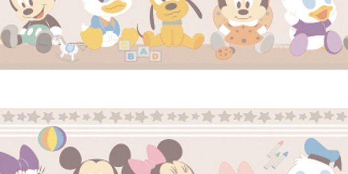 1000x1000 Official Disney Baby Mickey Minnie Mouse Childrens Nursery Wallpaper