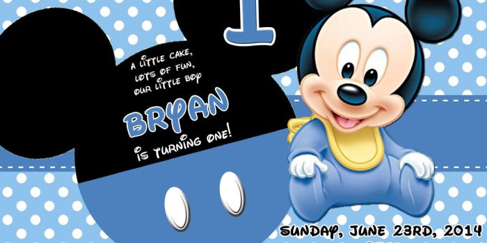 1280x914 1st Birthday Baby Mickey Mouse Wallpaper