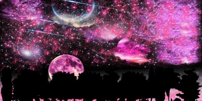 1920x1080 55+ Pink Moon Wallpapers - Download at WallpaperBro