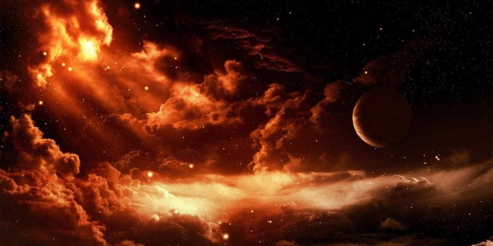 1920x1080 Red Moon Wallpaper HD