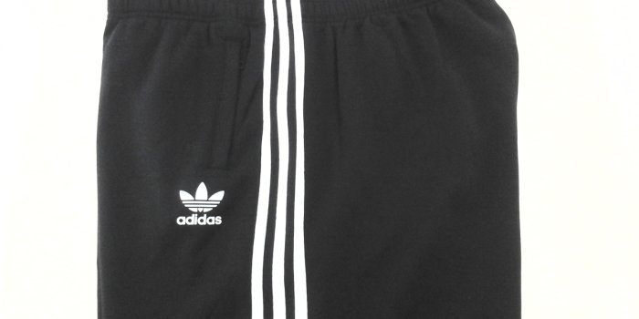 1600x1200 ADIDAS Shorts 3 Stripe Black White Active Sports French Terry CE4837
