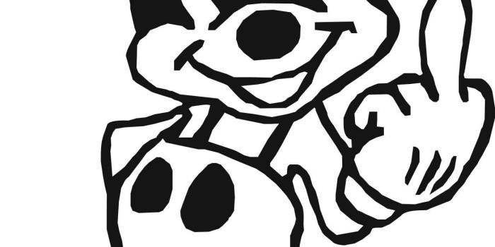 1283x1879 Mickey Mouse Flipping The Bird Group with 32+ items