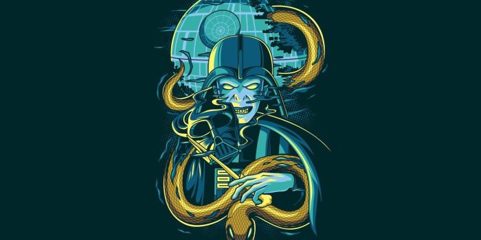 1332x850 Wallpaper Star Wars, Fantasy, Art, Darkness, Snake, Vector, Harry