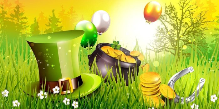 1280x800 St Patrick`s Day Background - PowerPoint Backgrounds for