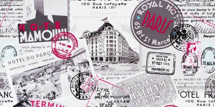 1600x1600 Retro Paris travel Wallpaper vintage postcard posters Italy France