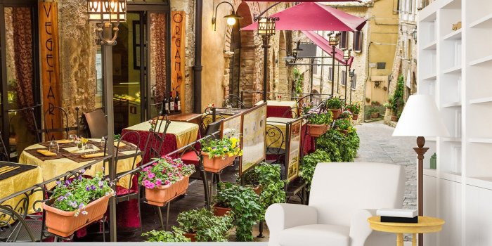 1600x1372 Retro Wallpaper & Vintage Wall Murals - Cafe in Vintage