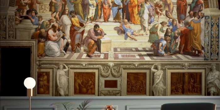 1100x1426 European Renaissance Wallpaper Wallpaper Mural