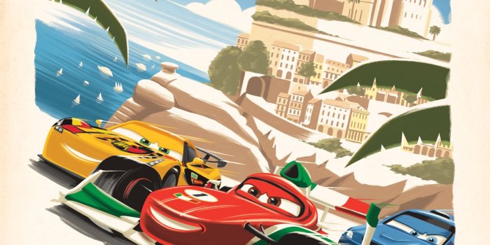 1200x1800 Cars 2: Vintage Italian Poster 2 | Team Marco Polo