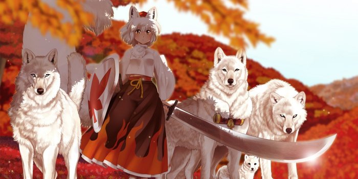 2560x1440 Wolf Girl Wallpaper (77+ images)