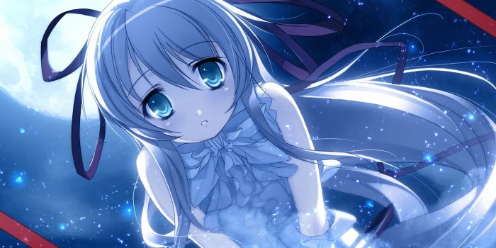 1920x1200 Nightcore Wallpaper - Anime Cute Girl Blue, Hd Wallpapers