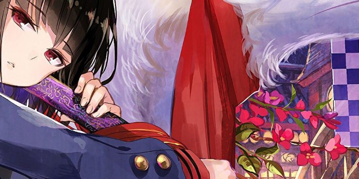 1440x3040 Samurai Anime Girl Katana White Wolf 4K Wallpaper #104