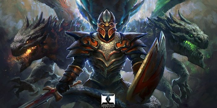 1280x676 Desktop Wallpapers DOTA 2 Dragon Knight Dota 2 armour Swords