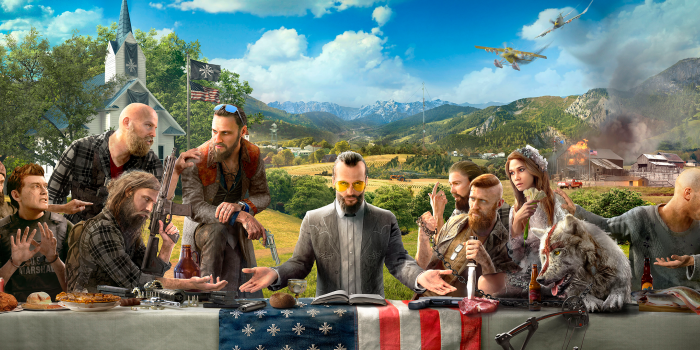 3840x1080 3840x1080] Far Cry 5 - Key Art Wide : multiwall