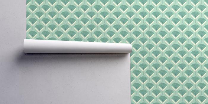 1200x1200 Midcentury modern wallpaper lets you live out your 1950s