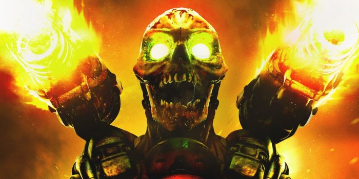 1920x1080 Illustration of skeleton, Doom 4, Id Software, Bethesda