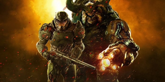 1920x1080 Wallpaper DooM 2016, soldiers 3840x2160 UHD 4K Picture, Image