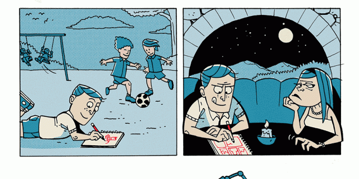 980x2257 Inspirational Quotes By Famous People Adapted Into Cartoons