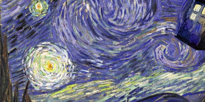3840x1080 Van Gogh Paints Starry Night Wallpaper 1920x1080 - Starry