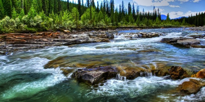 1920x1080 1920x1080 Rushing River Rocks Forest desktop PC and Mac