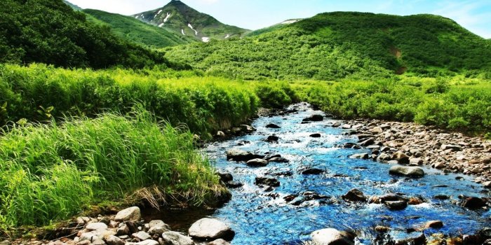 1280x804 Mountain River Stones Grass wallpapers | Mountain River