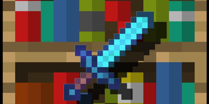 6300x5100 Minecraft Wallpaper Enchanted Diamond Sword - Minecraft