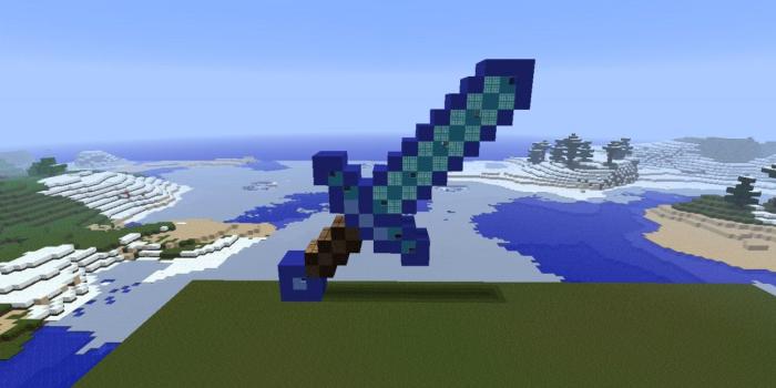 1280x755 Diamond Sword House Minecraft Project