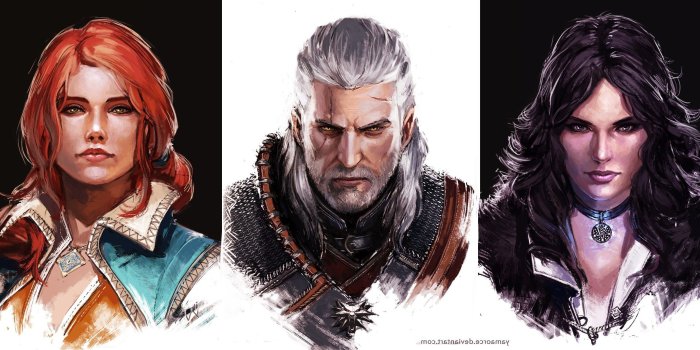 2609x1200 The Witcher 3: Wild Hunt, Geralt Of Rivia, Yennefer Of