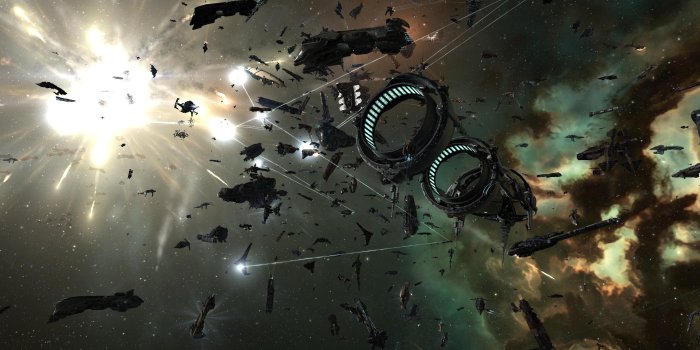 3840x2160 EVE Online, Burn Jita, Space, Spaceship, Space Battle