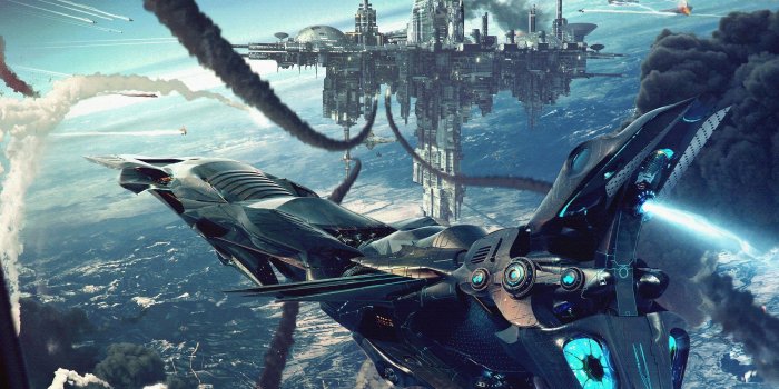 1920x1200 Space Battle Wallpaper | 1920x1200 | ID:53669