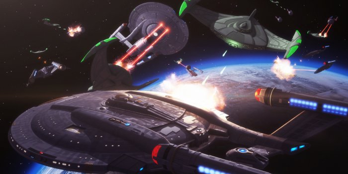 2560x1600 Star Trek Space Battle, free Star Trek computer desktop