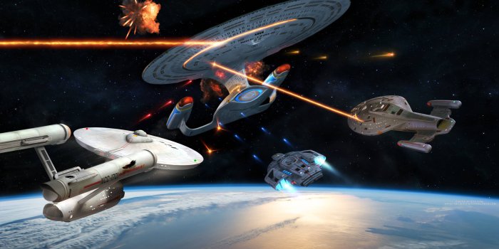 4000x2250 Star Trek Axanar Space Battle, free Star Trek computer